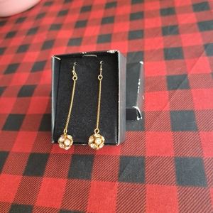 Sparkle Drop Linear Earrings